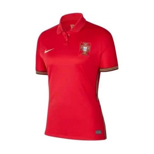 Camiseta Portugal Replica Primera Ropa Mujer 2020 Rojo